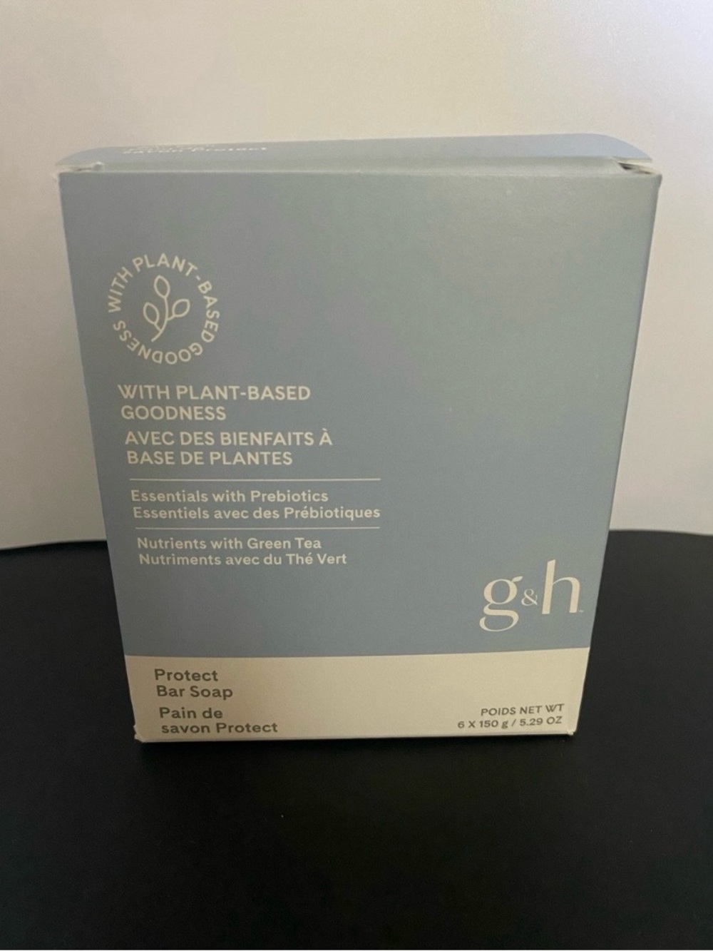 g&h Protect Bar Soap - Light Blue | Plant-Based Care